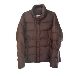 EDDIE BAUER Down Puffer Winter Jacket Brown XXL
